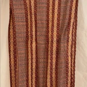 Hand woven silk scarf